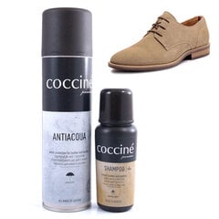 Zamšādas kopšanas komplekts (apavu krāsa jebkura) Coccine® cena un informācija | Līdzekļi apģērbu un apavu kopšanai | 220.lv