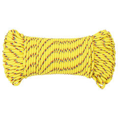 vidaXL laivu virve, dzeltena, 3 mm, 50 m, polipropilēns cena un informācija | Piederumi laivām un kajakiem | 220.lv