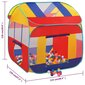 vidaXL rotaļu telts ar 550 bumbiņām, 123x120x126 cm cena un informācija | Bērnu rotaļu laukumi, mājiņas | 220.lv