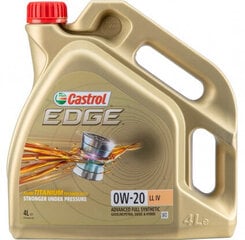 Castrol 0W20 Edge Titanium LL IV 4L cena un informācija | Motoreļļas | 220.lv