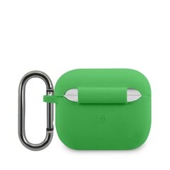 Lacoste Liquid Silicone Glossy Printing Logo Case for Airpods 3 Green cena un informācija | Austiņu piederumi | 220.lv