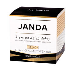 Dienas sejas krēms Janda kosmētisko diegu spēks 60+ Melnā roze, 50 ml cena un informācija | Sejas krēmi | 220.lv