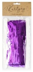 Dekoratīvā apdare - aizkars, 100 x 250 cm, krāsa: violeta. 4564 cena un informācija | Svētku dekorācijas | 220.lv