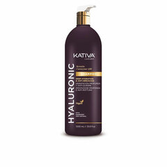 Šampūns Kativa Hyaluronic Coenzyme Q10 Keratīnu (1 L) cena un informācija | Šampūni | 220.lv