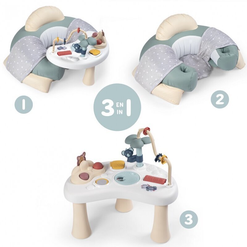 Interaktīvs aktivitāšu galds mazuļiem Smoby Little Seat цена и информация | Rotaļlietas zīdaiņiem | 220.lv