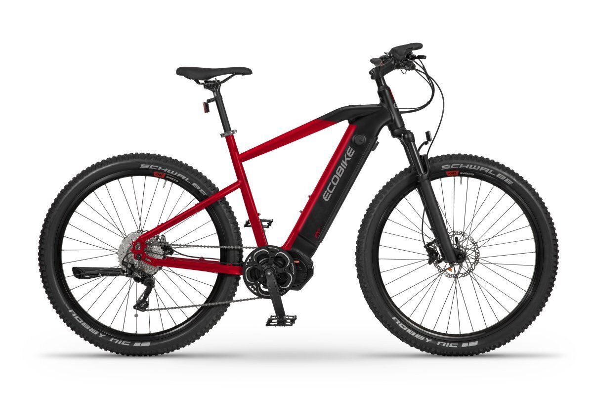 Elektriskais velosipēds Ecobike RX 500 21" 17,5 Ah LG, sarkans cena un informācija | Elektrovelosipēdi | 220.lv