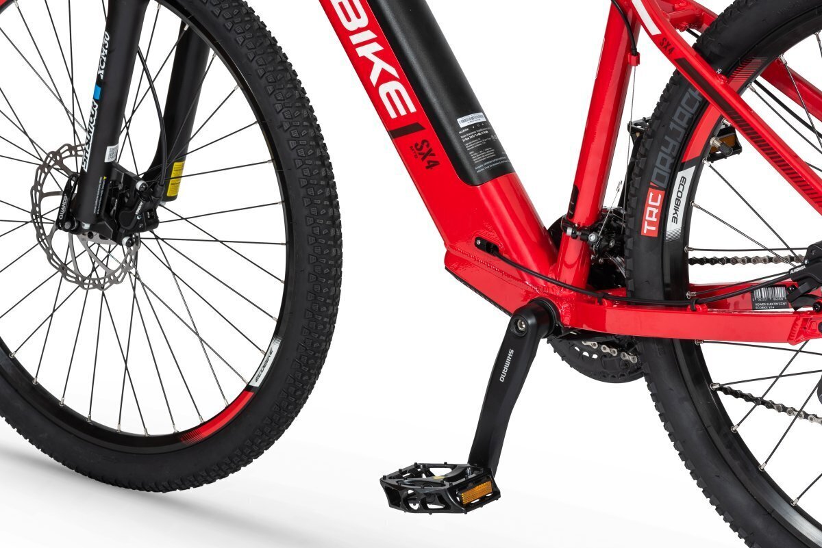Elektriskais velosipēds Ecobike SX4 17,5 Ah LG, sarkans cena un informācija | Elektrovelosipēdi | 220.lv