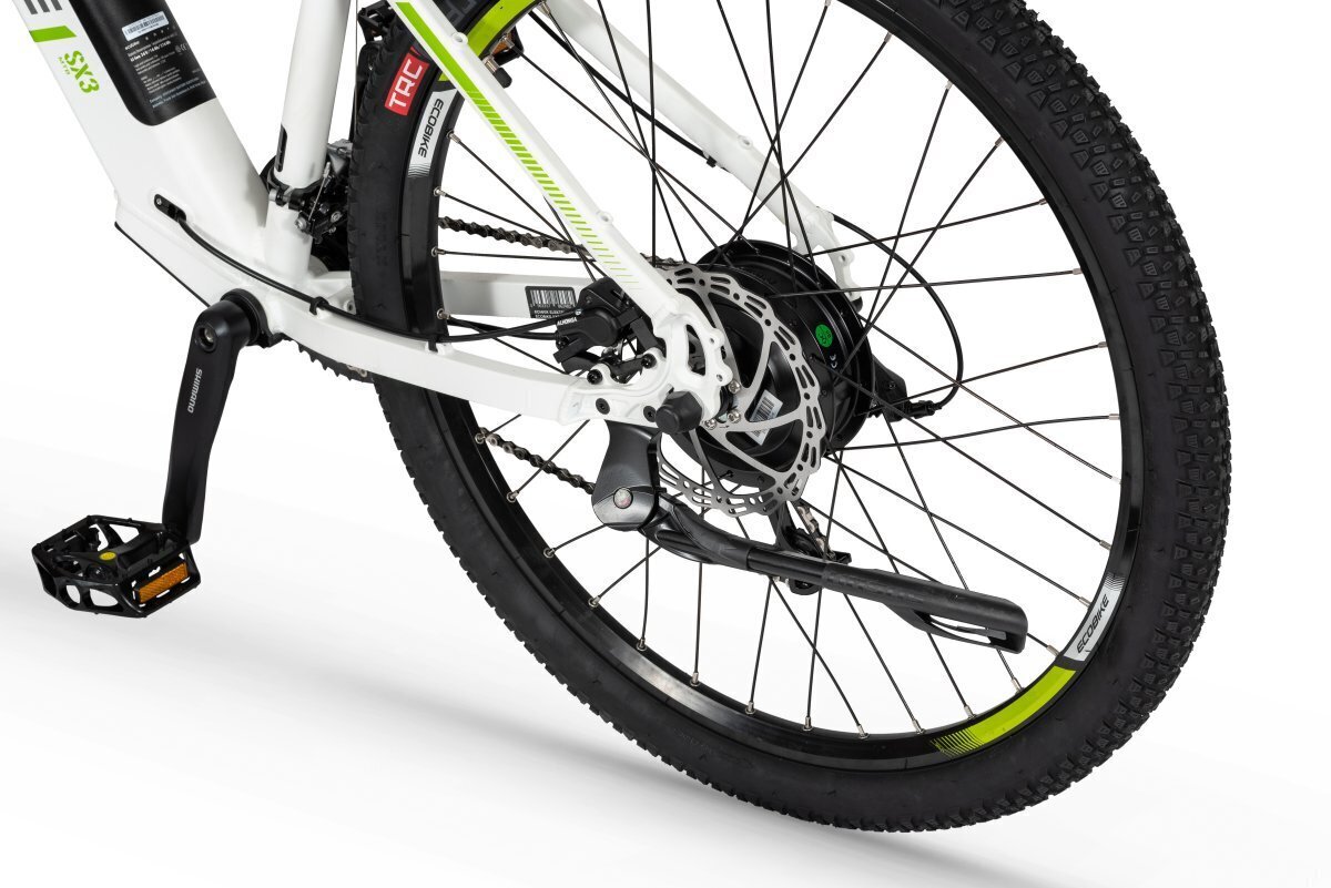 Elektriskais velosipēds Ecobike SX3 17,5 Ah LG, balts цена и информация | Elektrovelosipēdi | 220.lv
