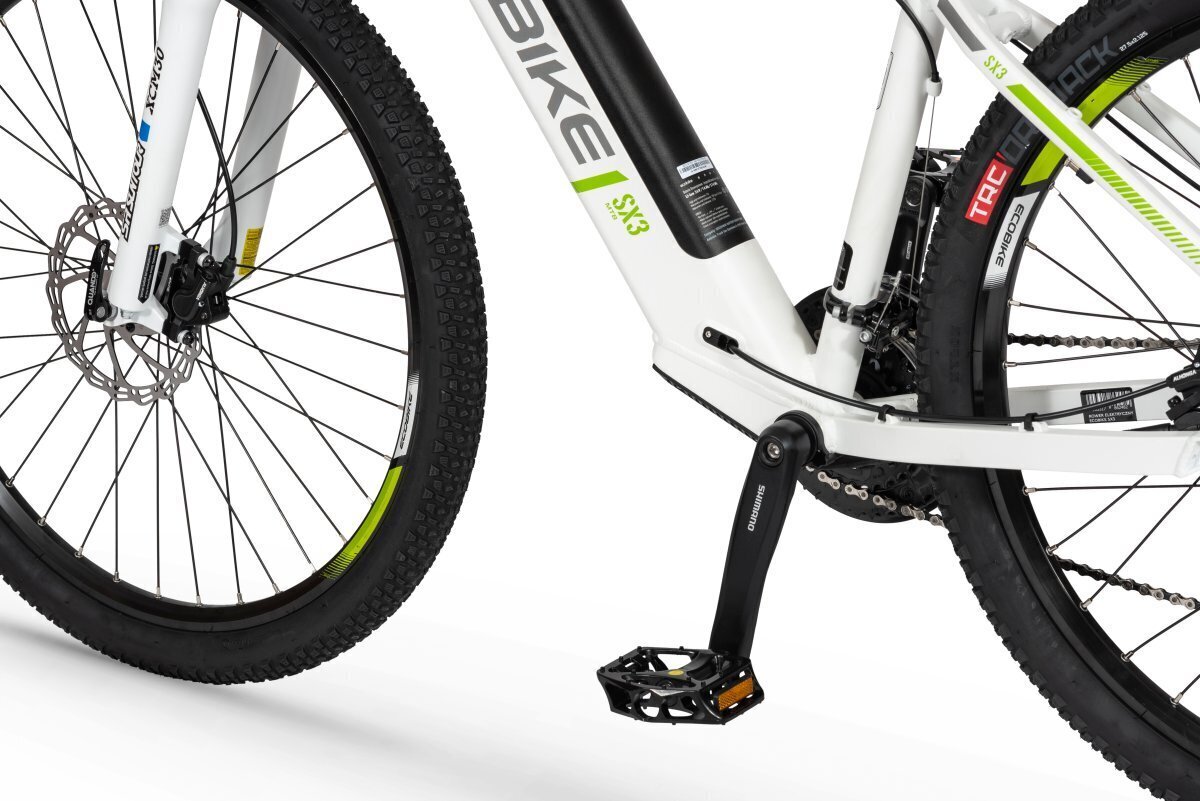 Elektriskais velosipēds Ecobike SX3 16 Ah Greenway, balts cena un informācija | Elektrovelosipēdi | 220.lv