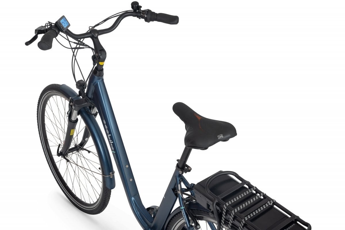 Elektriskais velosipēds Ecobike Traffic 17,5 Ah LG, zils cena un informācija | Elektrovelosipēdi | 220.lv