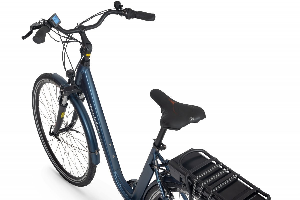 Elektriskais velosipēds Ecobike Traffic 14,5 Ah Greenway, zils цена и информация | Elektrovelosipēdi | 220.lv