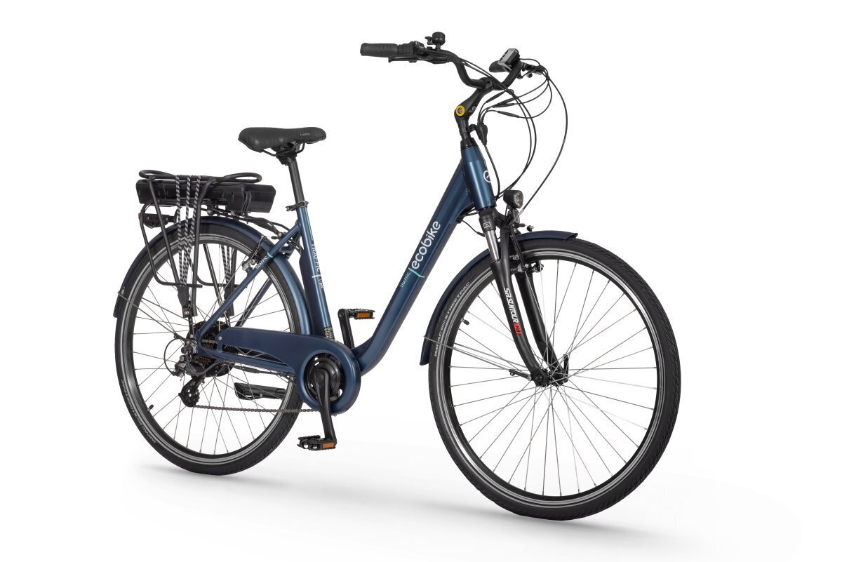 Elektriskais velosipēds Ecobike Traffic 14,5 Ah Greenway, zils цена и информация | Elektrovelosipēdi | 220.lv