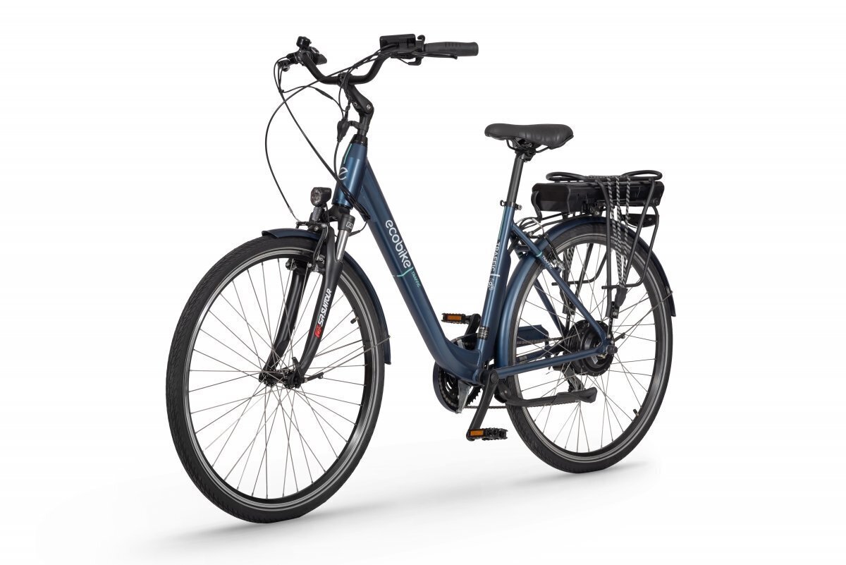 Elektriskais velosipēds Ecobike Traffic 11,6 Ah Greenway, zils цена и информация | Elektrovelosipēdi | 220.lv