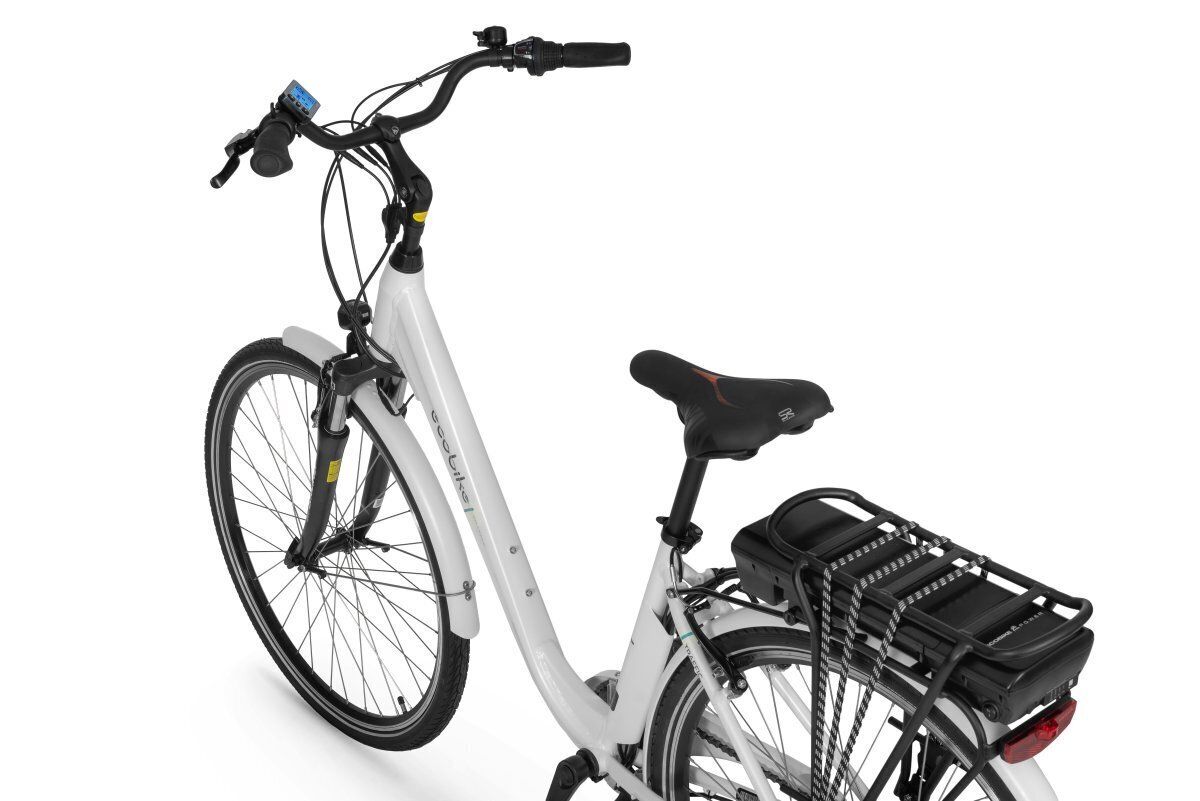 Elektriskais velosipēds Ecobike Traffic 17,5 Ah LG, balts cena un informācija | Elektrovelosipēdi | 220.lv