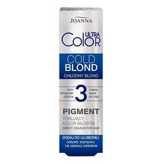 Tonizējošs matu pigments Joanna Ultra Color Color Blond Cool Blond 3, 100 ml cena un informācija | Matu krāsas | 220.lv