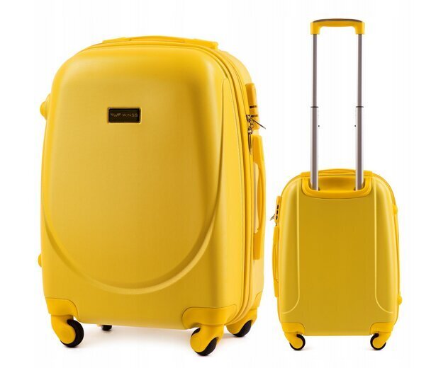 Lielais koferis Wings 310 izmērs L dzeltens cena un informācija | Koferi, ceļojumu somas | 220.lv