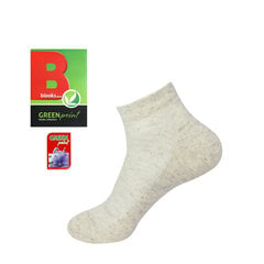 Мужские льняные носки Bisoks 12338 бежевые цена и информация | Мужские носки | 220.lv
