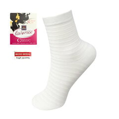 Женские классические носки Favorite 22047 белые цена и информация | Женские носки | 220.lv