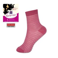 Женские классические носки Favorite 22047 розовые цена и информация | Женские носки | 220.lv