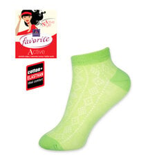 Женские короткие носки Favorite 22193 салатовые цена и информация | Женские носки | 220.lv