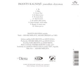 CD - Imants Kalniņš - Jaunākās dziesmas cena un informācija | Vinila plates, CD, DVD | 220.lv