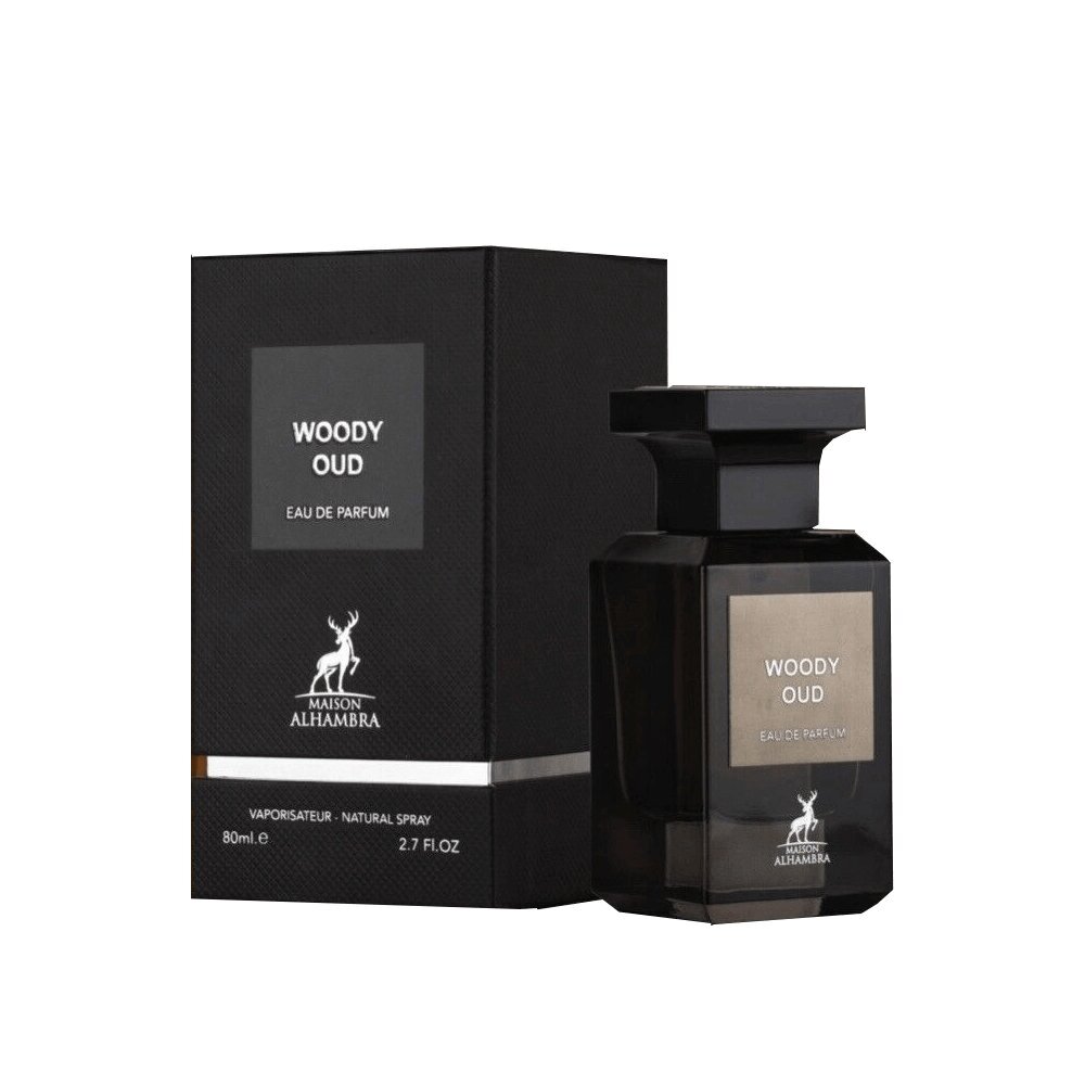 Parfimērijas ūdens Woody Oud Alhambra EDP vīriešiem/sievietēm 80 ml cena un informācija | Vīriešu smaržas | 220.lv