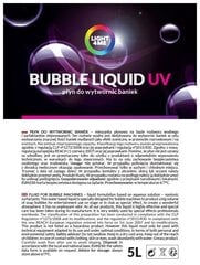 LIGHT4ME Пузырьковая жидкость 5 л UV Color цена и информация | Игрушки для песка, воды, пляжа | 220.lv