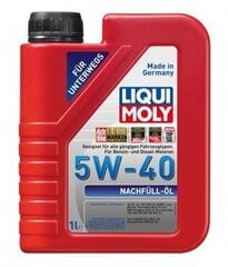 Motoreļļa Liqui Moly 5W-40, 1l cena un informācija | Motoreļļas | 220.lv