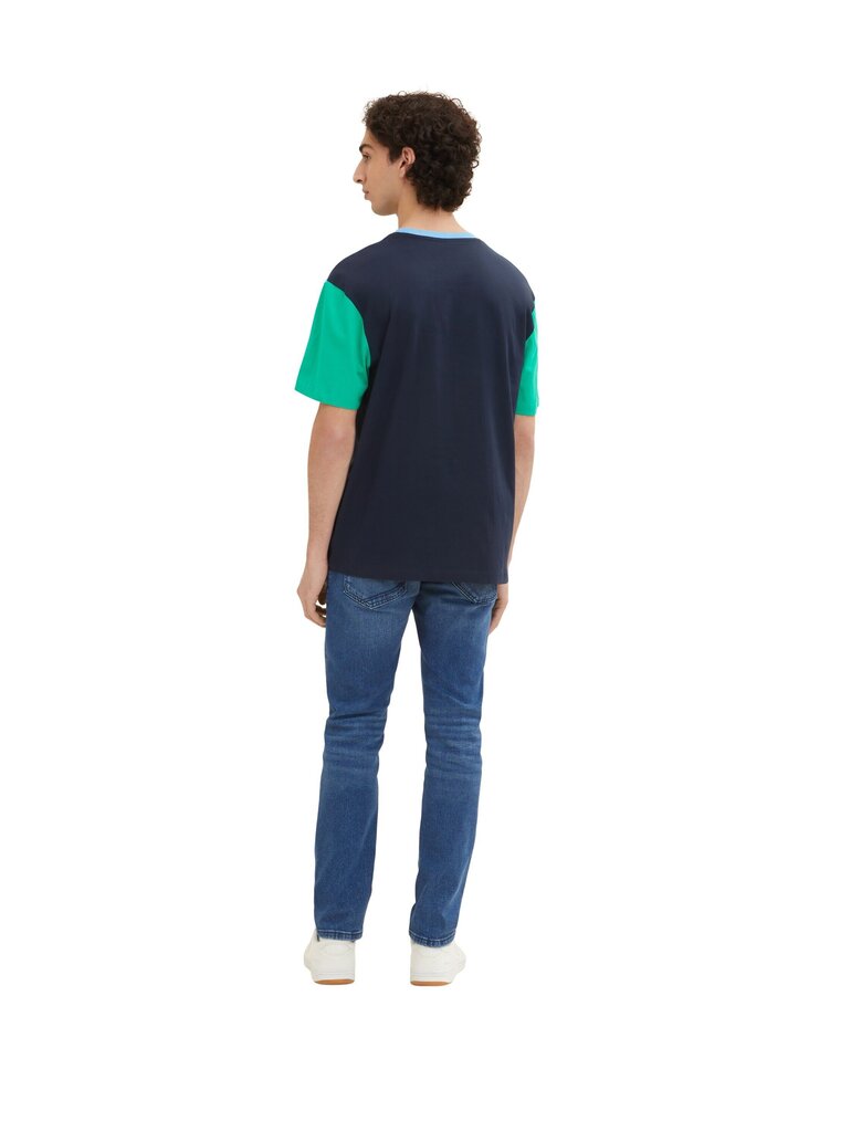 Tom Tailor vīriešu t-krekls 1035587*10668, zils/tumši zils 4065869817967 cena un informācija | Vīriešu T-krekli | 220.lv