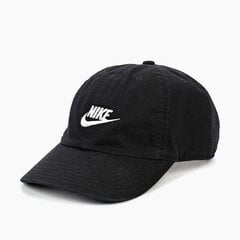 Nike детская кепка Fatura AJ3651*010, черный цена и информация | Мужские шарфы, шапки, перчатки | 220.lv