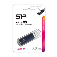 Silicon Power SP032GBUF3M02V1B, 32 GB, USB 3.2 cena un informācija | USB Atmiņas kartes | 220.lv