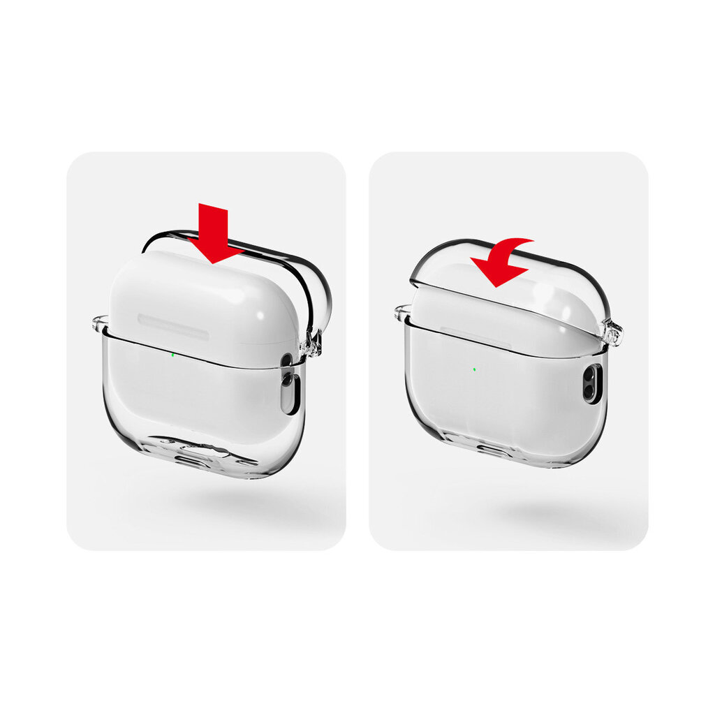 Ringke Hinge Clear piemērots AirPods Pro 2 cena un informācija | Austiņas | 220.lv