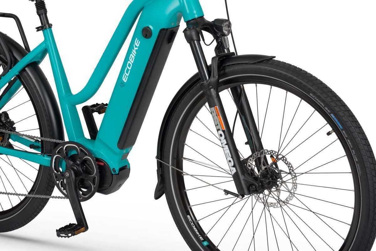 Elektriskais velosipēds Ecobike LX 500 17,5 Ah LG, zils cena un informācija | Elektrovelosipēdi | 220.lv