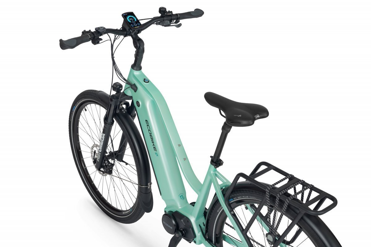 Elektriskais velosipēds Ecobike LX 500 14,5 Ah Greenway, zaļš cena un informācija | Elektrovelosipēdi | 220.lv