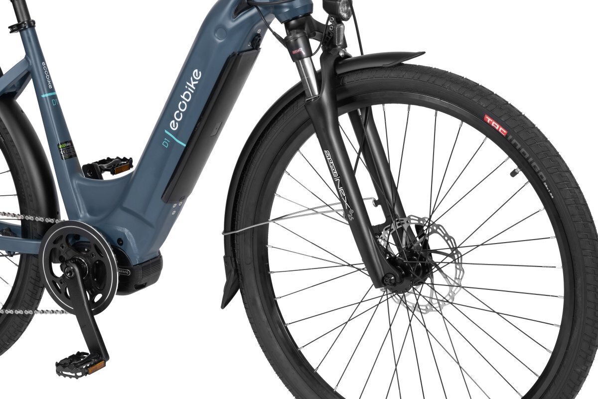 Elektriskais velosipēds Ecobike D1 Trekking 14 Ah LG, zils cena un informācija | Elektrovelosipēdi | 220.lv