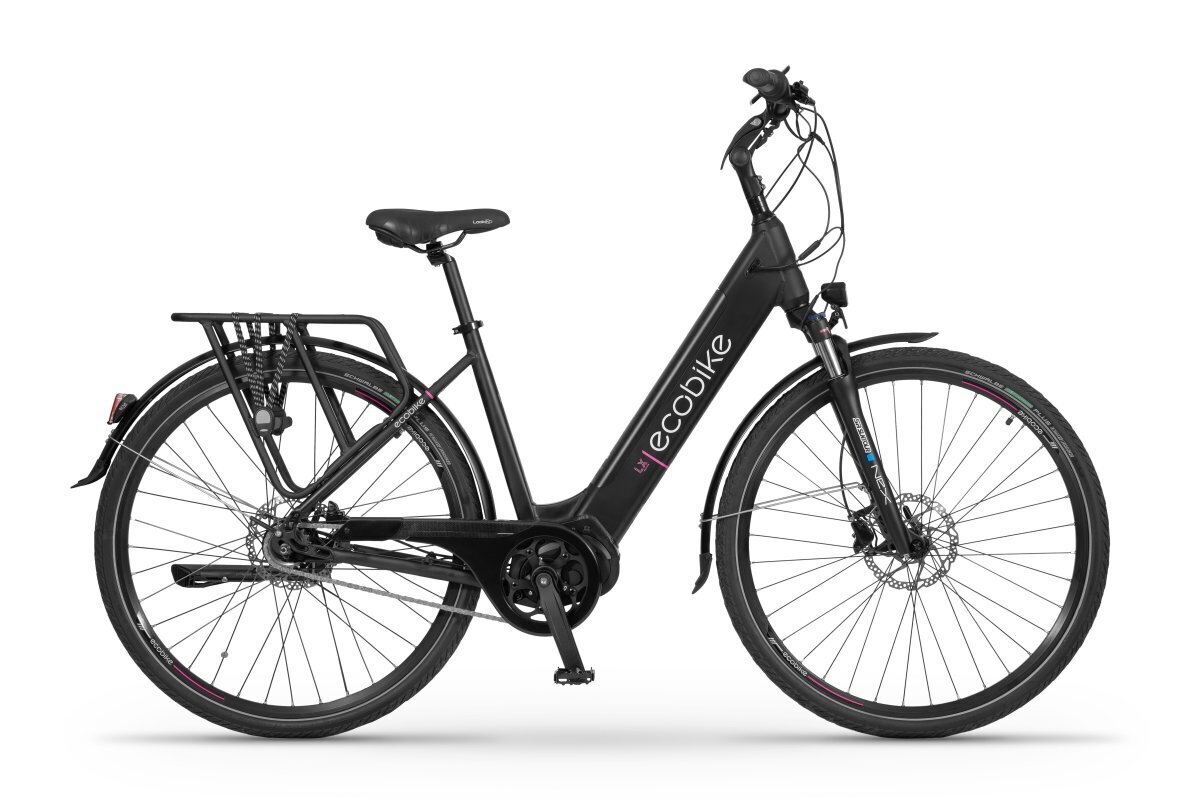 Elektriskais velosipēds Ecobike LX 21" 14 Ah ah LG, melns cena un informācija | Elektrovelosipēdi | 220.lv