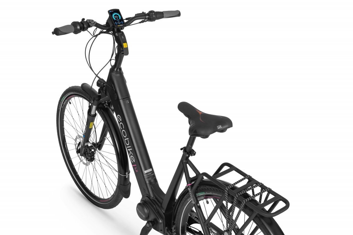 Elektriskais velosipēds Ecobike LX 21" 11,6 Ah Greenway, melns цена и информация | Elektrovelosipēdi | 220.lv