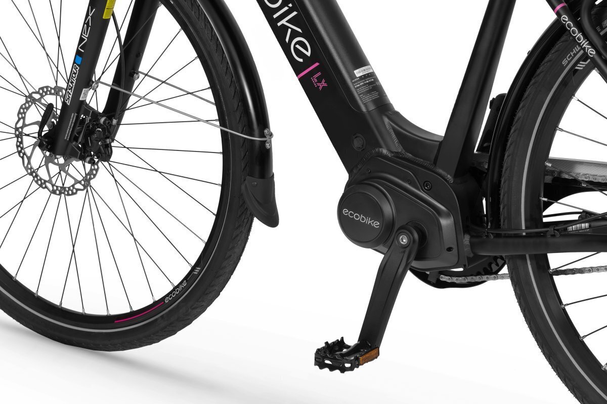 Elektriskais velosipēds Ecobike LX 19" 14 Ah ah LG, melns cena un informācija | Elektrovelosipēdi | 220.lv