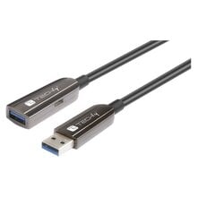 Techly USB 3.2 Gen1 A-A 20m 5Gbps цена и информация | Адаптеры и USB разветвители | 220.lv