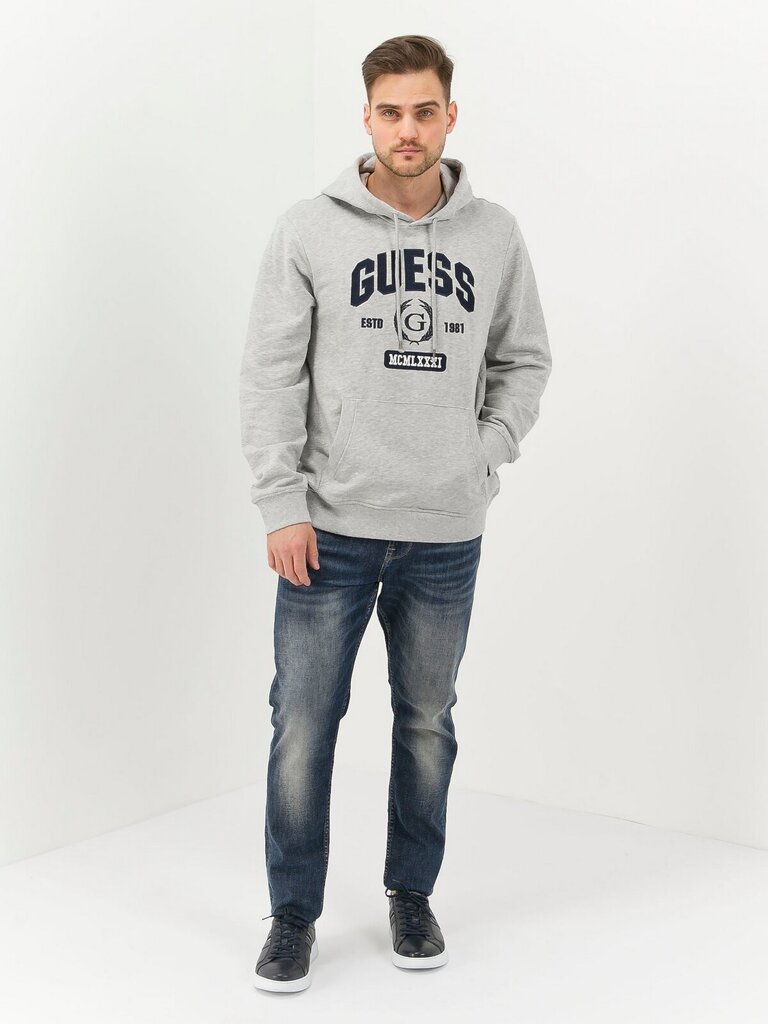 Vīriešu džemperis Guess Jeans Orgnc Terry Collegiate 563931665 cena un informācija | Vīriešu džemperi | 220.lv