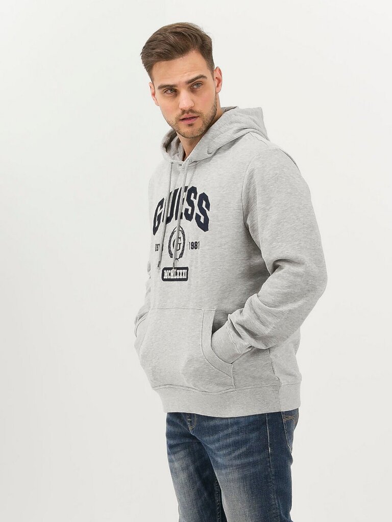Vīriešu džemperis Guess Jeans Orgnc Terry Collegiate 563931665 cena un informācija | Vīriešu džemperi | 220.lv