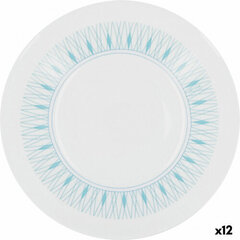 Arcopal Dziļais šķīvis Arcopal Abrar Daudzkrāsains Stikls (20 cm) (12 gb.) cena un informācija | Trauki, šķīvji, pusdienu servīzes | 220.lv