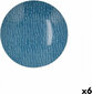 Ariane Dziļais šķīvis Ariane Coupe Ripple Keramika Zils (20 cm) (6 gb.) cena un informācija | Trauki, šķīvji, pusdienu servīzes | 220.lv
