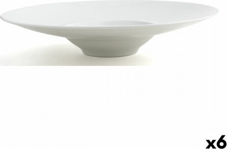 Ariane Dziļais šķīvis Ariane Gourmet Prime Keramika Balts (Ø 29 cm) (6 gb.) cena un informācija | Trauki, šķīvji, pusdienu servīzes | 220.lv