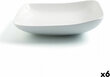 Ariane Dziļais šķīvis Ariane Vital Kvadrāta Keramika Balts (Ø 21 cm) (6 gb.) cena un informācija | Trauki, šķīvji, pusdienu servīzes | 220.lv