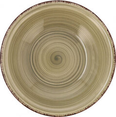 Quid Dziļais šķīvis Quid Natura Vita Keramika Zaļš (ø 21,5 cm) (12 gb.) cena un informācija | Trauki, šķīvji, pusdienu servīzes | 220.lv