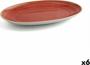 Поднос Ariane Terra Овальный Керамика Красный (Ø 32 cm) (6 штук) цена и информация | Посуда, тарелки, обеденные сервизы | 220.lv