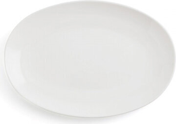 Ariane Pasniegšanas Plate Ariane Vital Coupe Ovāls Keramika Balts (Ø 26 cm) (12 gb.) цена и информация | Trauki, šķīvji, pusdienu servīzes | 220.lv