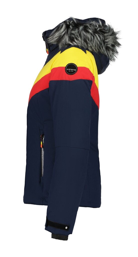 Icepeak sieviešu jaka 180g Electra 53203-2*390, tumši zils/dzeltens 6438522569301 cena un informācija | Slēpošanas apģērbs | 220.lv