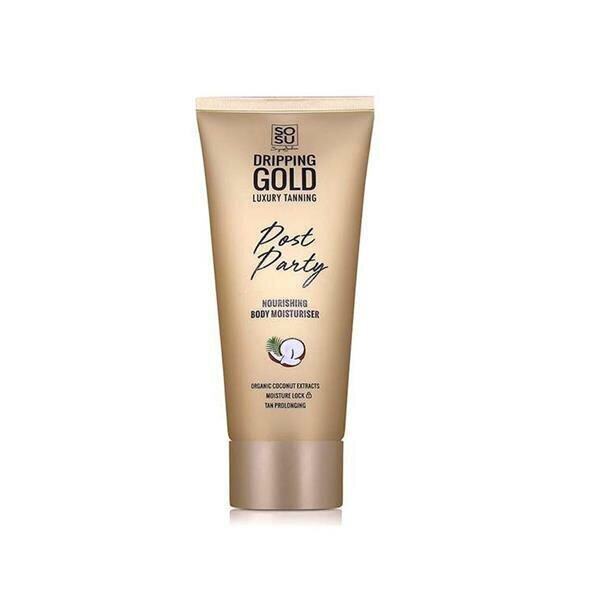 Barojošs ķermeņa krēms SoSu Dripping Gold Post Party, 200 ml cena un informācija | Ķermeņa krēmi, losjoni | 220.lv